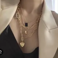 Magnolia‘s Mate ネックレス4点セット　ゴールド　チェーン　コイン