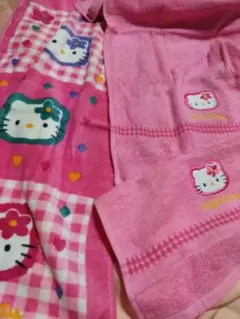 ハローキティ　当時物　タオル3枚セット　1999年
