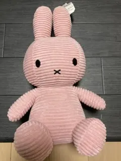 ミッフィー ぬいぐるみ コーデュロイ ピンク 約30cm