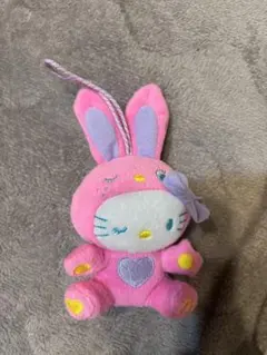 ハローキティ ウサギのぬいぐるみ