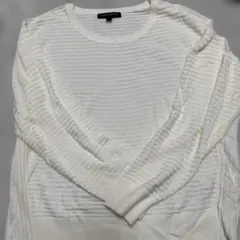 BANANA REPUBLIC ホワイト薄手ニット L