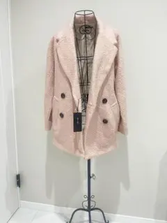 【新品未使用】INGNI ファー付きピンクボアコート