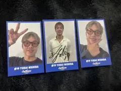 プレイヤーズチェキ風トレカ vol.2 チェキ 西田優大選手