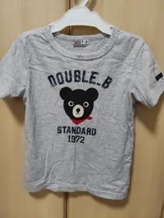 ミキハウス ダブルビー 半袖Tシャツ 2枚セット 110 おまけデニム120