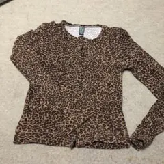 ZARA kids ヒョウ柄カーディガン　140