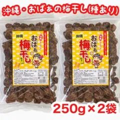 ㊗️人気商品②㊗️おばぁの梅干し(種あり・２５０g ×１０袋)・大容量／大好評／入荷 ㊗️人気商品136㊗️おばぁの梅干し(種あり・250g×2袋)・大容量