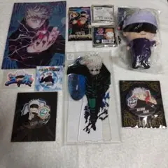 呪術廻戦　五条悟　バースデー缶バッジ　原作　アクリルスタンド　限定品　セット