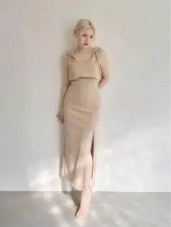 【ANDMARY】 Nora slit dress