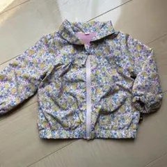 ベビー　花柄　フード無し　ジャンバー