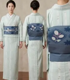 5/20迄の出品⭐︎涼やか♪ 正絹絽　夏小紋　トールサイズ　身丈162 裄67 2026年最新】絽 着物 トールサイズの人気アイテム - メルカリ