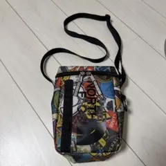 美品　廃番人気柄　ノースフェイス　ステッカープリント　ショルダーバッグ　正規品