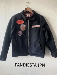 PANDIESTA JPN ワッペン刺繍 黒ブルゾン M ポリエステル100%のサムネイル