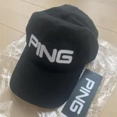 PING 黒 キャップ 調整可能
