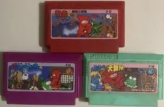 ファミコン　忍者くん　忍者じゃじゃ丸くん　じゃじゃ丸の大冒険　3本セット