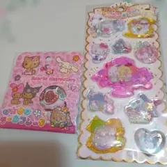 Sanrioキャラクターおはじきフレークシール　ウォーターインシールセット