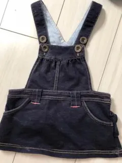 デニム ジャンパースカート