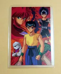 幽遊白書 ラミネートカード 浦飯幽助 蔵馬 飛影 - メルカリ