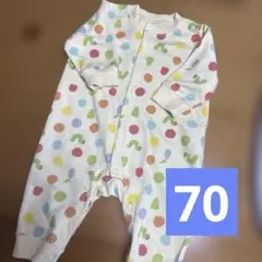 【最終価格】はらぺこあおむしロンパース 70