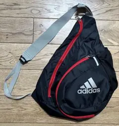 adidas アディダス サッカー用ワンショルダーバッグ ブラック