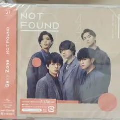 Sexy Zone　NOT FOUND　通常盤