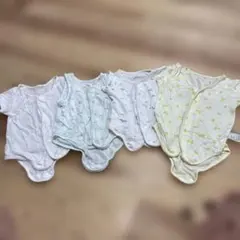 ユニクロ　肌着 メッシュ　ロンパース 4枚セット