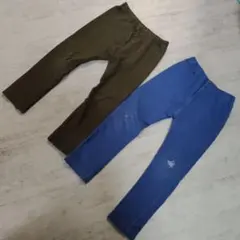 ユニクロ　キッズ　レギンスパンツ　ストレッチ　110