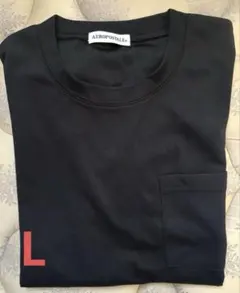 【新品・未使用】AEROPOSTALE　黒Tシャツ　Lサイズ　ポケット付のサムネイル