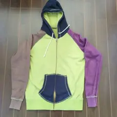 HONOLUA マルチカラー パーカー Lサイズ