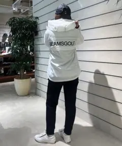 ★美品★BEAMS　GOLF　パイピングブルゾン　サイズ　L
