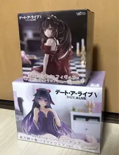し*ま様 デート・ア・ライブ V 夜刀神十香 時崎狂三 フィギュアセット