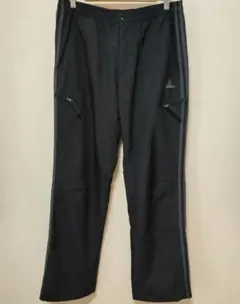 adidas ブラックパンツ 2XOサイズ ジッパーポケット付き