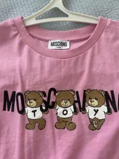 MOSCHINO TEEN ピンク ベアプリント Tシャツのサムネイル