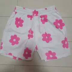120-130cm LOWRYSFARM 花 デイジー ショートパンツ 短パン