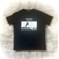 AZUL 半袖 Tシャツ ブラック REPLENISH プリントのサムネイル