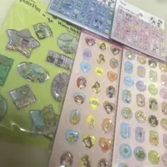 ディズニー ウォーターシール ストーンシール ブロックシール 5点セット