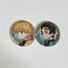 鬼滅の刃 ランダム缶バッジ 竈門炭治郎 我妻善逸 グッズ