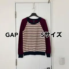 Gap ストライプ 長袖ニットセーター