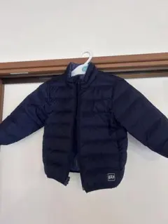 GAP リバーシブル 雷柄 ダウンコート 2歳用