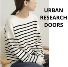 URBAN RESEARCH DOORS パネルボーダー KNIT