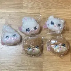 foxy illustrations ふわふわぬいぐるみクリップ　5個セット
