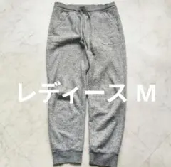 UNIQLO ボアスウェットパンツ スリムテーパードシルエット 美脚効果 M