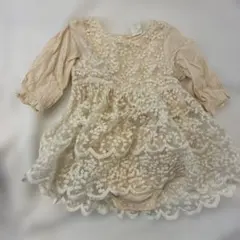 SHEIN 刺繍入りベビードレス サイズ74