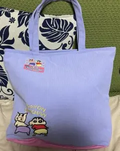 クレヨンしんちゃん コーデュロイ底マチBIGトートバッグ