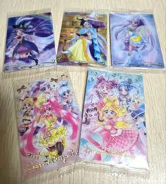 プリキュア ウエハース カード5枚セット