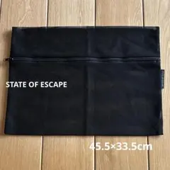 STATE OF ESCAPE 収納ポーチ ブラック メッシュのサムネイル