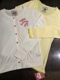 レピピアルマリオ　カーディガンと新品長袖Tシャツ　M