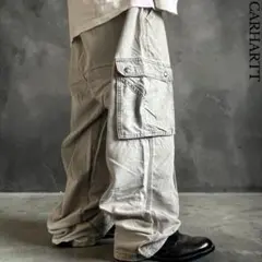 90s00s Carhartt ワイドカーゴパンツ Lサイズ モカブラウンY2K - メルカリ