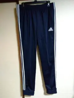 XO/紺/新品タグ無し/アディダス/薄手 裏起毛 ジャージ ロングパンツ 3L