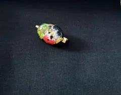 和風✧*。金魚と押し花のオーバルブローチ