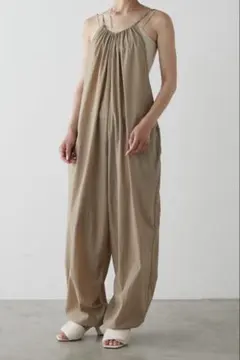 earthy 【撥水/抗菌防臭】キャミサロペット(パッカブル)